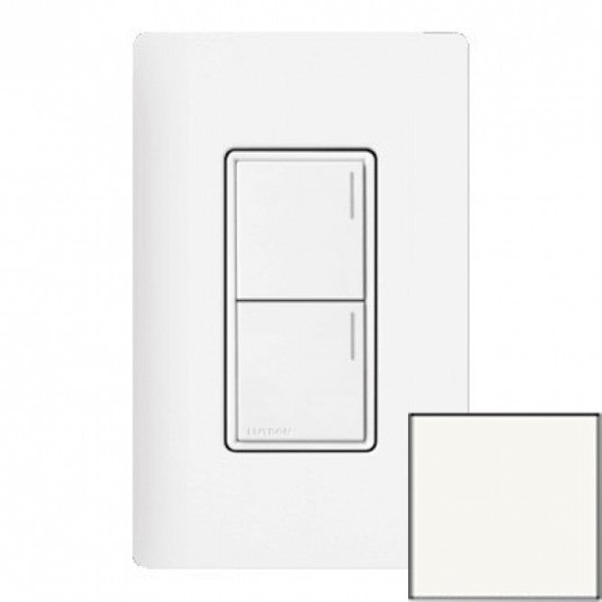 Lutron RRST-W2B-BW Lutron RadioRA 3 Sunnata Keypad - 2 Button - Brilliant White Finish