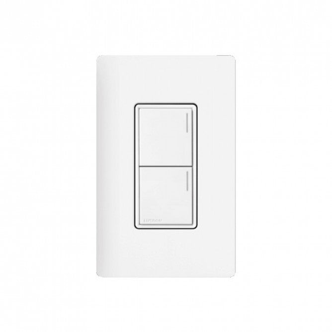 Lutron RRST-W2B-WH Lutron RadioRA 3 Sunnata Keypad - 2 Button - White Finish