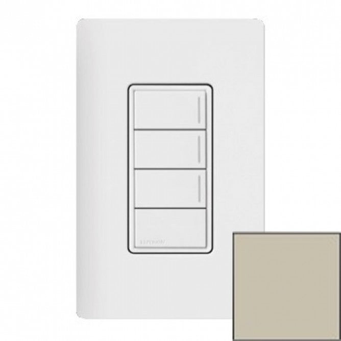 Lutron RRST-W3RL-CY Lutron RadioRA 3 Sunnata Keypad - 3 Button w/ Raise-Lower - Clay Finish