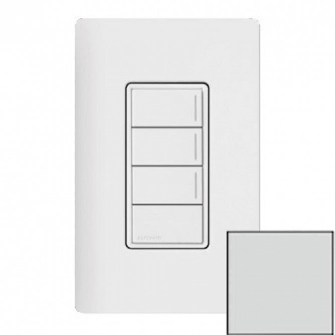 Lutron RRST-W3RL-MI Lutron RadioRA 3 Sunnata Keypad - 3 Button w/ Raise-Lower - Mist Finish