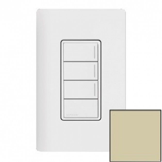 Lutron RRST-W3RL-SA Lutron RadioRA 3 Sunnata Keypad - 3 Button w/ Raise-Lower - Sage Finish