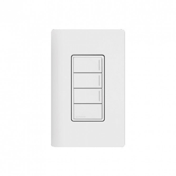 Lutron RRST-W3RL-WH Lutron RadioRA 3 Sunnata Keypad - 3 Button w