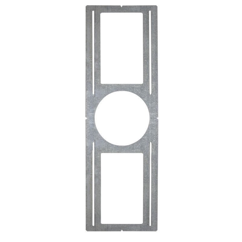 Westgate RSL12-RI LED 12 Inch Round Rough-In Plate 26 Inch Long White Powder Coat Finish
