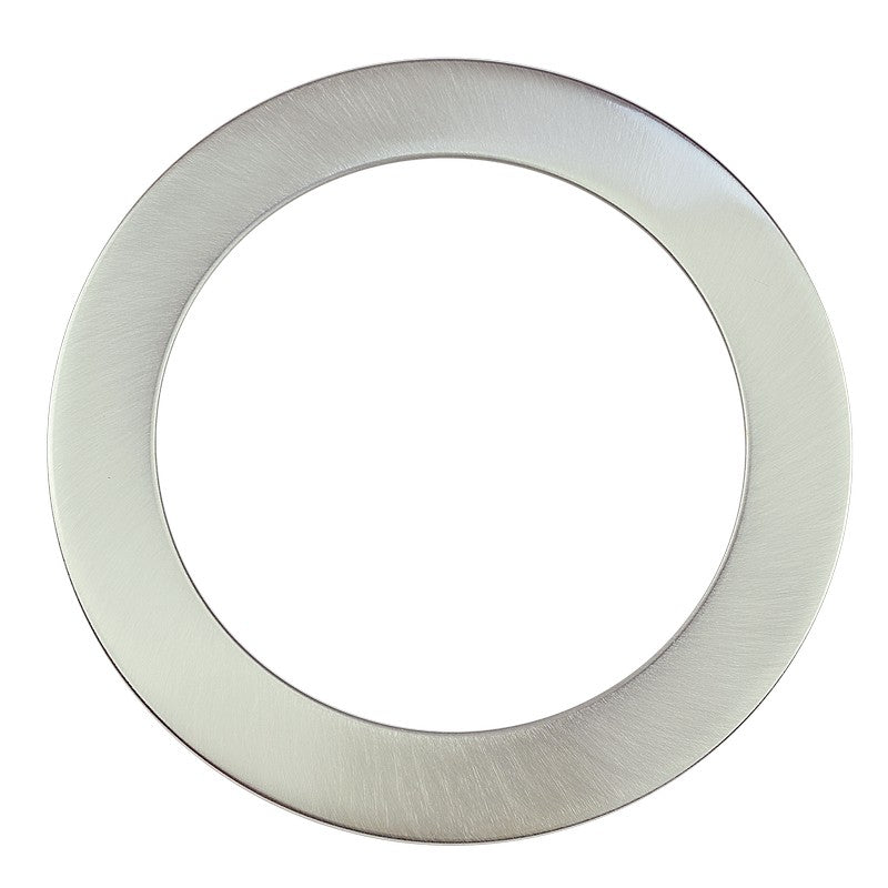 Westgate FML-R6-TRM-BN LED 6 Inch FML Clip On Trim Round Recessed Light Brushed Nickel Finish