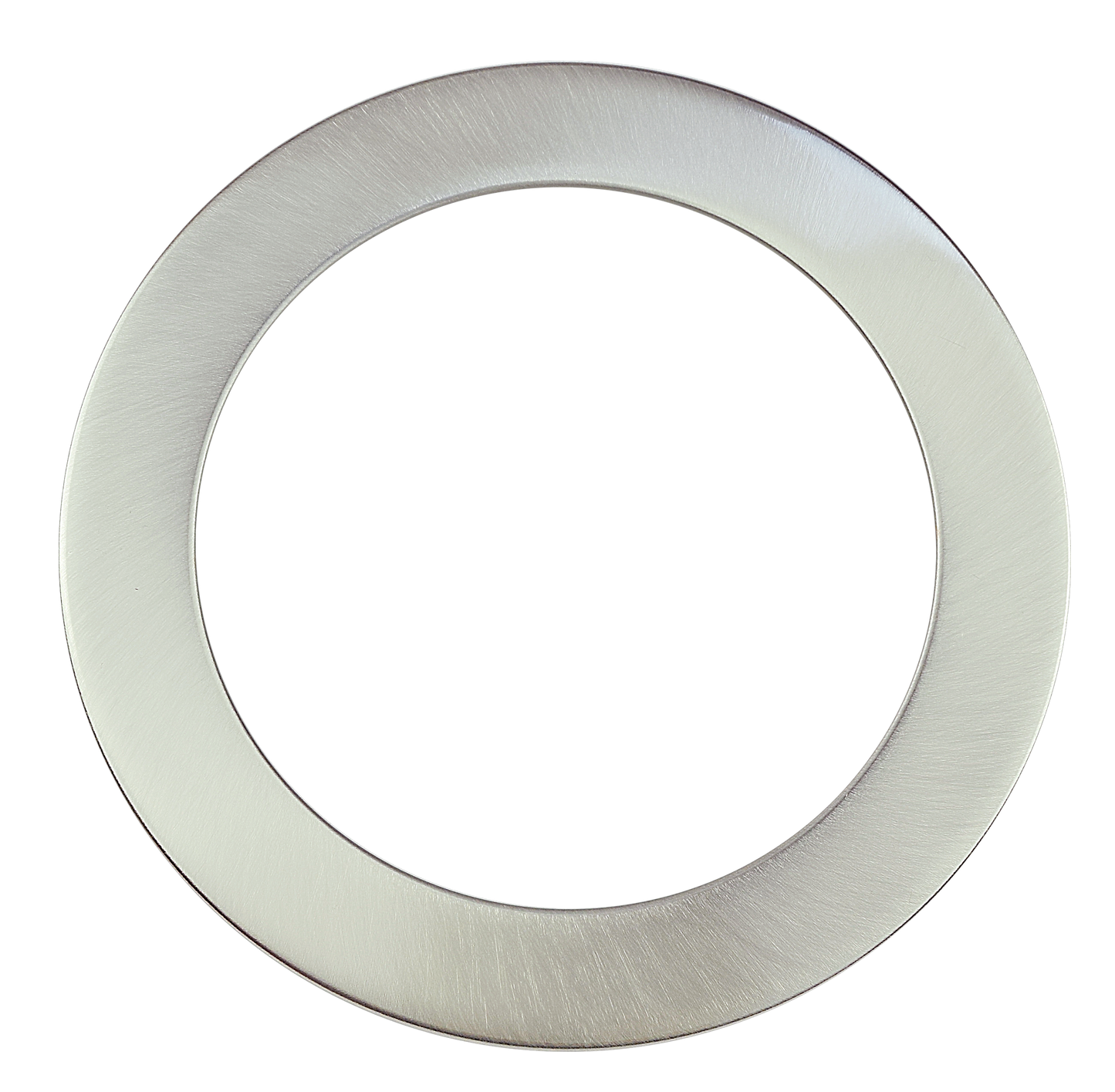 Westgate RSL6-TRM-BN LED 6 Inch Ultra Slim Round Recessed Light Clip on Trim Brushed Nickel Finish