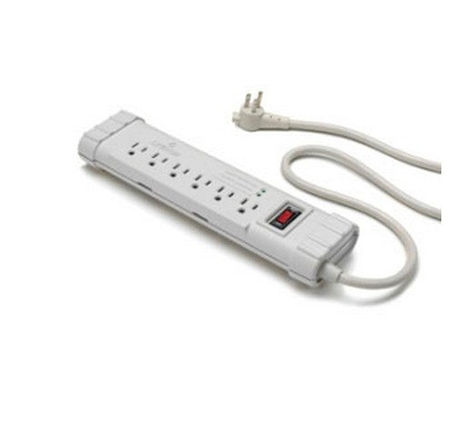 Leviton S1000-PS 15A Office grade surge strip with ABS plastic enclosure And 6 ft cord with 5-15Pplug 120V AC - BuyRite Electric