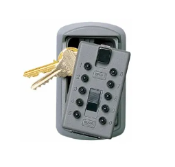 Kidde S6 Key Safe Original Slimline Push 2-Key Holder, Titanium