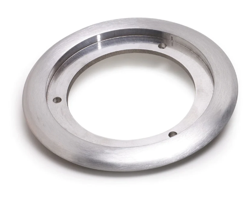 Lew Electric SCF-1-A 5.25" Round Carpet Flange For Floor Boxes, Aluminum Finish