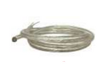 Westgate Lighting SCL-12FT-AWM18/5-CLR 12 Foot Cord Appliance Wiring Material (AWM) 18 AWG 5-Conductor, Clear Finish