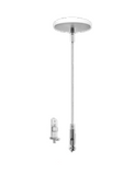Westgate Lighting SCL-CS1M-6FT Adjustable 6ft Single Suspension 2" Canopy Set with Keyhole End Connector, Non-Power Side