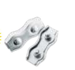 Westgate Lighting SCL-PEP-M8 Pad Eye Plate Staple Hook, Size M8, 2in X 1.5in Stainless