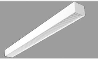 Westgate Lighting SCX4-8FT-80W-MCT4-D-LUV-WH 8ft LED Superior Architectural White Louver Linkable Linear Light, Wattage 80W, Multi-Color Temperature