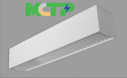 Westgate Lighting SCX6-6FT-60-90W-MCTP-LUV-WH 6ft LED Architectural Seamless Linear Lights W/ White Louver Lens, Multi-Color Temperature, Wattage 90W, White Finish