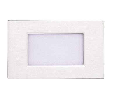 Westgate SLE-F-120V-MCT-WH LED Integrated Step Lights Open Lens, Model F, Multi-Color Temperature, Wattage 3.5w White Finish
