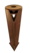 Westgate SPIKE-10 LED 10 Inch PVC Long Spike