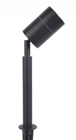 ABBA Lighting USA SPS02-BK Heavy Duty Stainless Steel Spot Light Lamp Black Finish