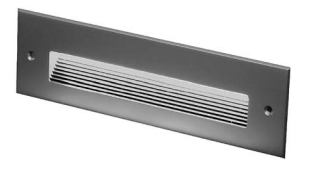 Core Lighting ST602-CW-SI-24V LED Indoor/Outdoor Step Light Model ST602, Color Temperature 4000K, Silver Finish, Voltage 24V AC