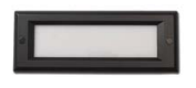 Core Lighting ST800-LS-BN LED Indoor/Outdoor Step Light Model ST800, Faceplate Type Lensed, Brushed Nickel Finish