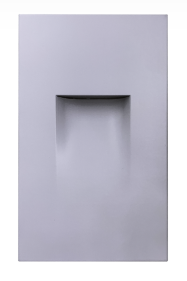 ABBA Lighting USA STA06-WH Cast Aluminum Edge Step Light, Wattage 3.5W, Voltage 12V AC / DC, White Finish