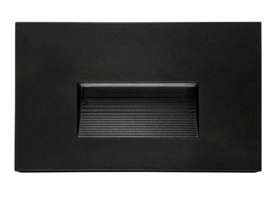 ABBA Lighting USA STA08-BL Heavy Dutytep Light, Wattage 3.5W, Voltage 12V AC / Cast Aluminum Edge SDC, Black Finish