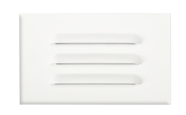 ABBA Lighting USA STA11-WH Heavy Duty Cast Aluminum Edge Step Light, Wattage 3.5W, Voltage 12V AC / DC, White Finish