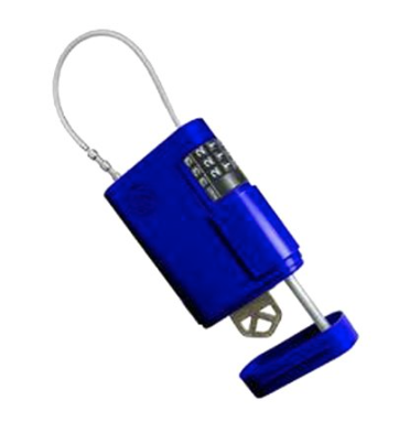 Kidde STOR Key Case Portable Stor-A-Key Assorted, Blue Finish