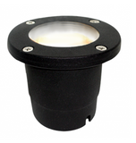 Westgate WL-105-BK 5W Well Lights With Sleeve & Led Lamps Black Finish 12V AC/DC
