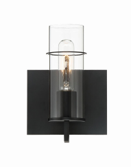 Eurofase Lighting 34133-036 LED Pista 6 inch Sconce Wall Light Black Finish