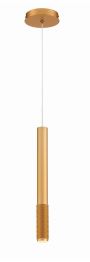 Eurofase Lighting 35709-039 LED Davenport 2 inch Pendant Ceiling Light Gold Finish