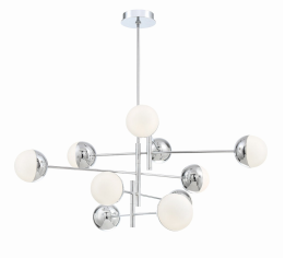 Eurofase Lighting 35920-014 LED Fairmount 50 inch Chandelier Ceiling Light Chrome Finish