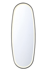 Eurofase Lighting 38885-037 LED 47 Inch Racetrack Mirror Light Black Finish