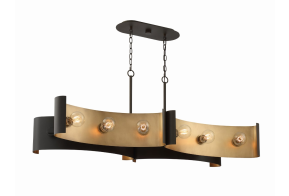 Eurofase Lighting 38429-026 LED Metallo 12 Light 20 inch Chandelier Ceiling Light Bronze Finish