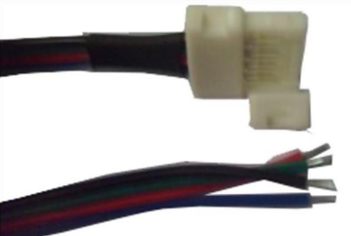 Westgate Lighting LEDR-10M-HW-RGB Power Feed For SMD5050 RGB For Hardwire Applications