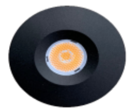 ABBA Lighting USA CB15-BK-5000K LED Recessed Cabinet Down Light Cool White 5000K