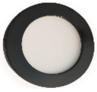 ABBA Lighting USA CB07-BK-5000K LED Recessed Cabinet Down Light Cool White 5000K