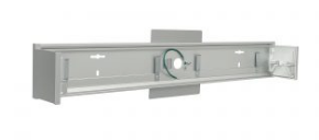 Nora Lighting NLUD-8WMA 8-ft L-Line Indirect/Direct Linear Wall Mount Kit (power cable included) Aluminum Finish