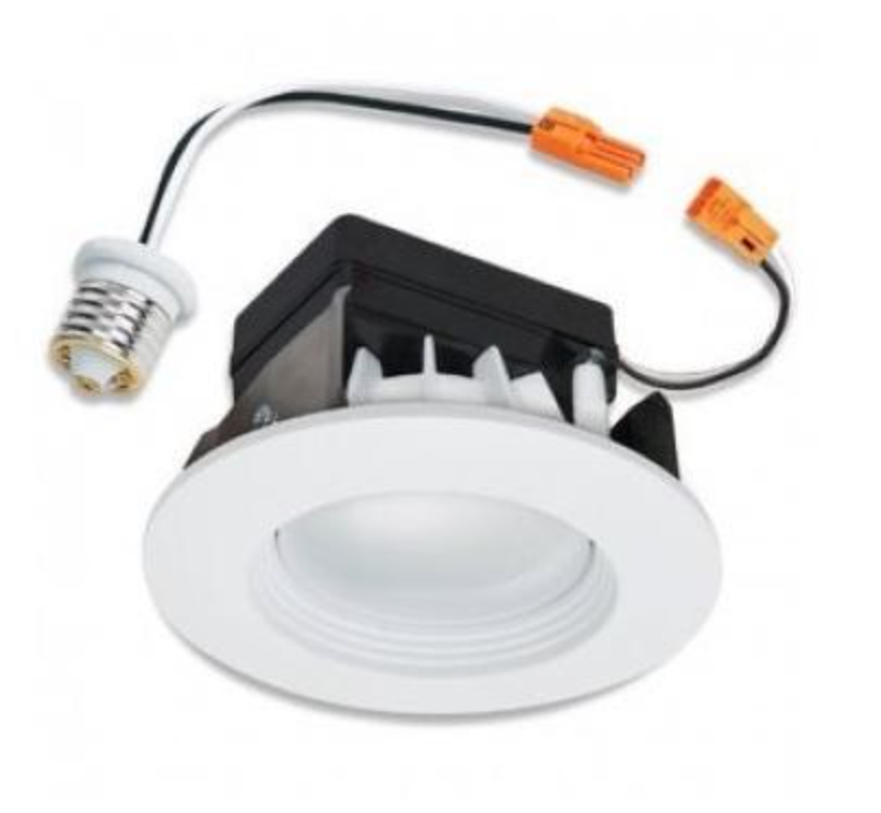 HALO Recessed LED RL460WH830PK 4-Inch Retrofit Module and Trim, White, 80 CRI, 3000K