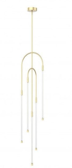 Alora Lighting PD317005NB LED Honour 40W Pendant Ceiling Light in Natural Brass Finish