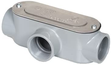 Westgate T-100CG 1 Inch Type T Threaded Conduit Body with Cover & Gasket
