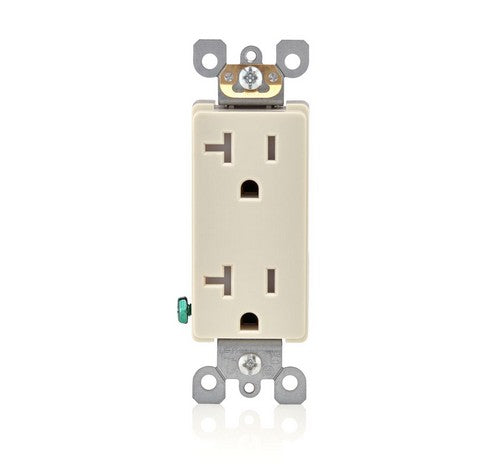 Leviton T5825 Residential Grade Decora Duplex and Tamper-Resistant Receptacle 20A / 125 VAC LA - BuyRite Electric