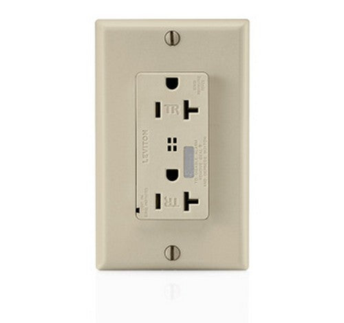 Leviton T7380 20A Decora Plus Surge Protective Duplex Receptacle Outlet Tamper-Resistant 125V AC IV - BuyRite Electric