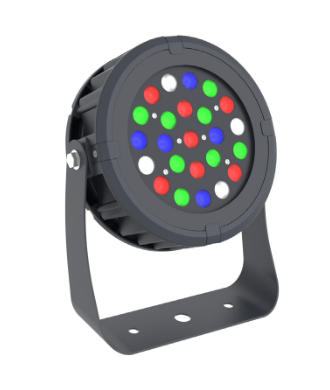 Westgate Lighting TC-FL-72W-RGBW-BT-BK LED Smart App Compatible RGBW Series Round Flood Light, Wattage 72W, Black Finish