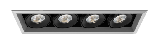 Eurofase Lighting TE134ALED-30-2-0N LED 26W Linear Multiple Recessed Light Platinum/Black Finish