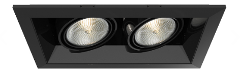 Eurofase Lighting TE162-01 LED 100W Multiple Recessed Light Black/Black Finish