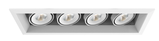 Eurofase Lighting TE164ALED-30-4-22 LED 60W Linear Multiple Recessed Light White/White Finish