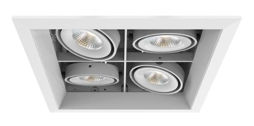 Eurofase Lighting TE164BLED-35-4-22 LED 60W Square Multiple Recessed Light White/White Finish
