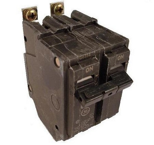 GE THQB21100 100 Amp Two-pole Q-Line Miniature Circuit Breakers 10KAIC Standard 120 ~ 240 VAC - BuyRite Electric