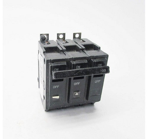 GE THQB32100 100 Amp Three-pole Q-Line Miniature Circuit Breakers 10KAIC Standard - BuyRite Electric