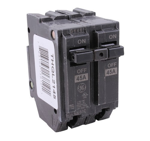 GE THQL2145 45 Amp Two-pole Feeder Plug-in Circuit Breakers 10K IC - BuyRite Electric