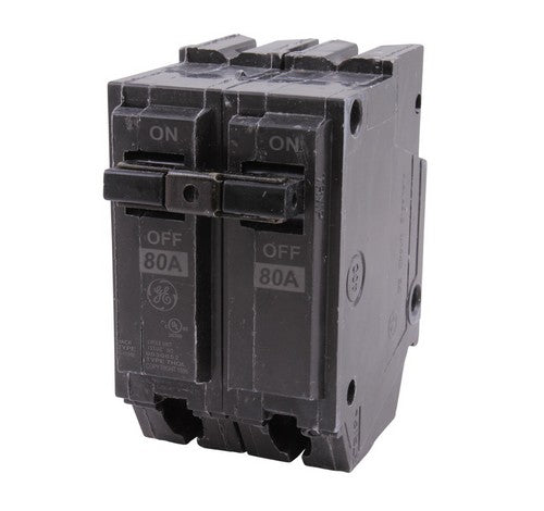 GE THQL2180 80 Amp Two-pole Feeder Plug-in Circuit Breakers 10K IC 120/240V - BuyRite Electric